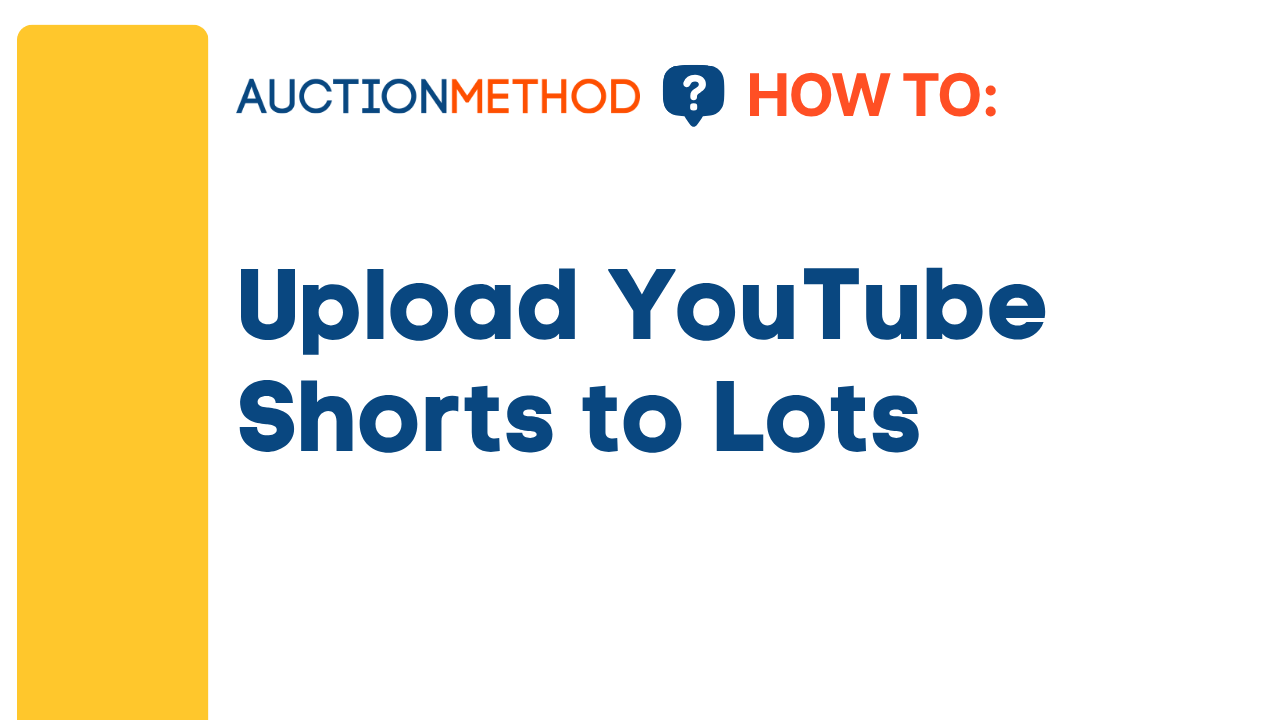 Upload YouTube Shorts to Lots