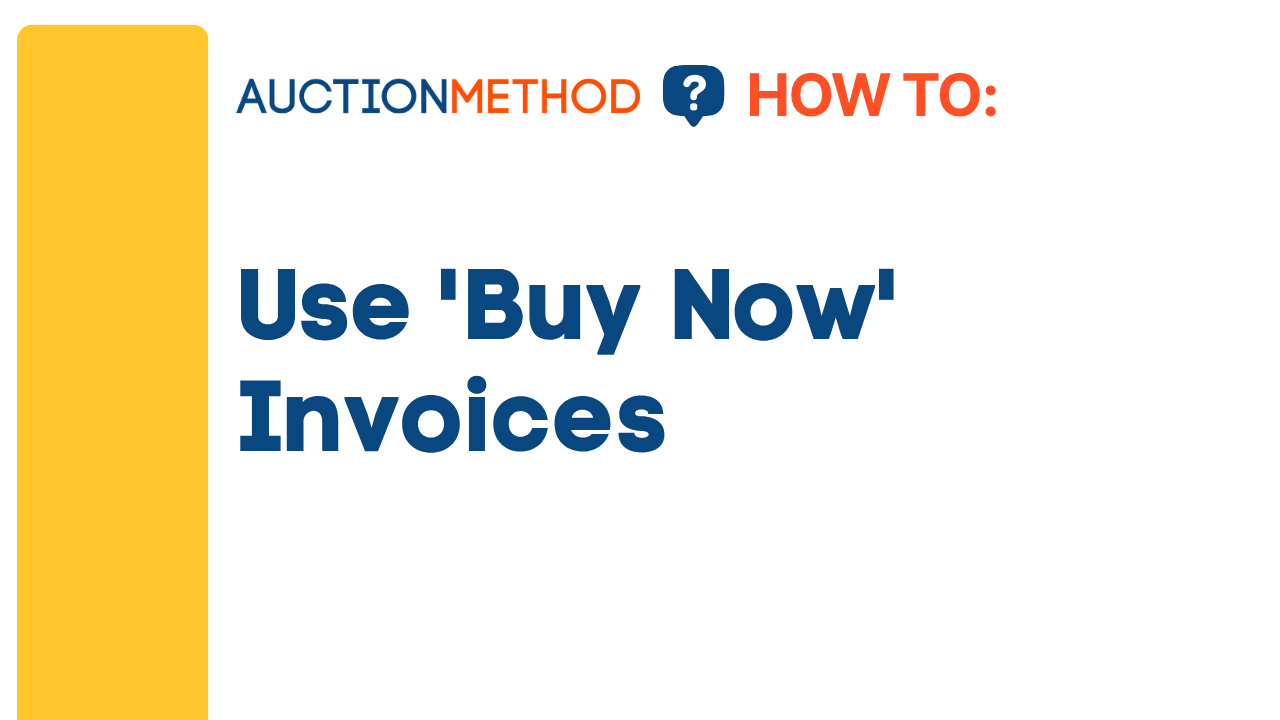 Use Buy Now Invoices