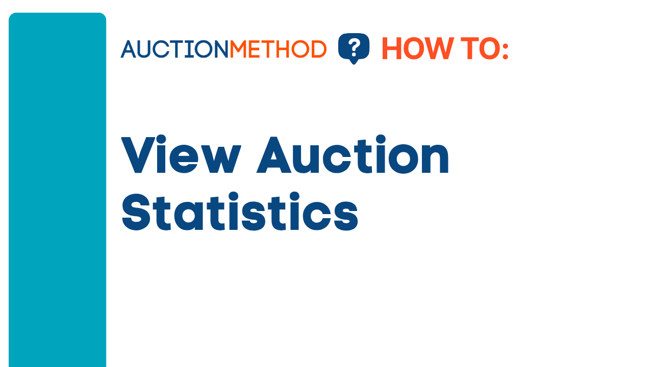 View Auction Statistics