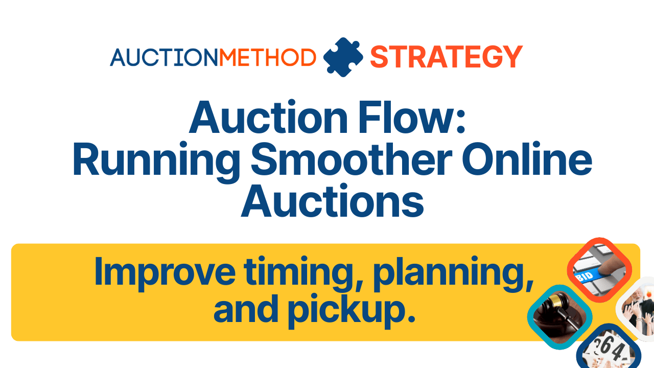 AuctionMethod YT Thumbnail Webinar For Auction Flow: Running Smoother Online Auctions 
