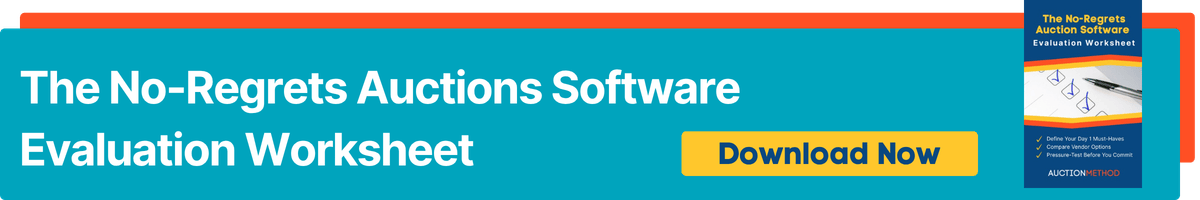 auction software evaluation checklist