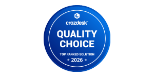 Crozdesk quality choice badge 2026
