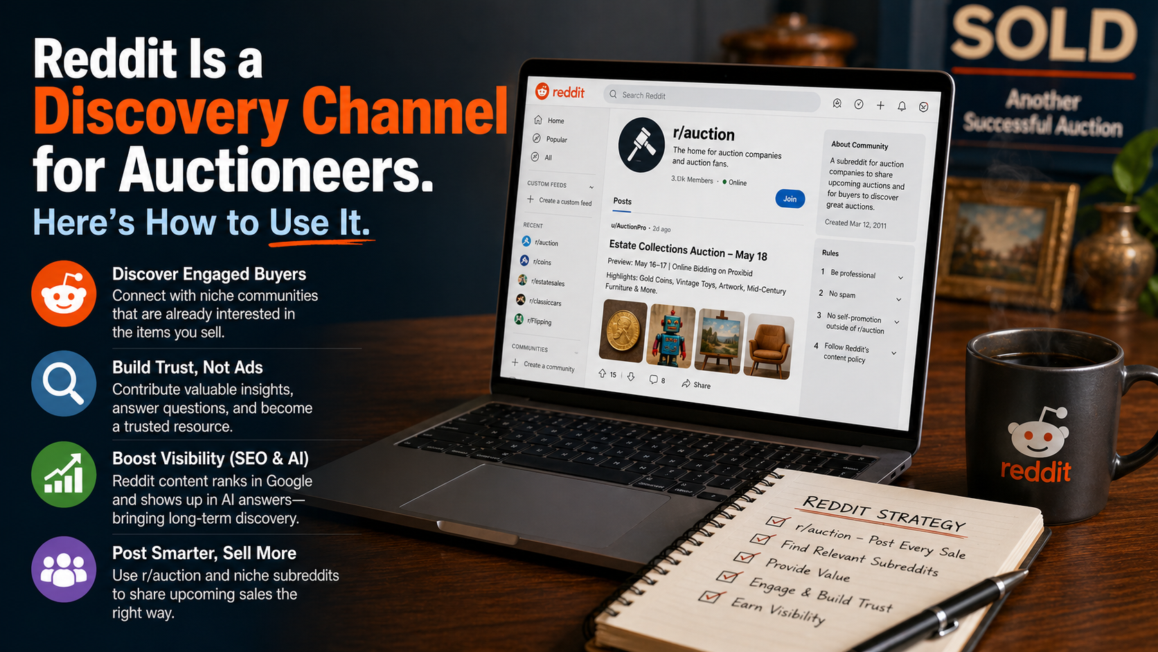 Reddit Is a Discovery Channel for Auctioneers. Here's How to Use It.